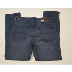 BUFFALO JEANS Jackson Straight Stretch Jeans Blue Wash 32 W 32 L Mens.. C3